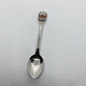 Vtg Antiko 800 Silver Köln Cologne Germany Mini Souvenir Spoon Sugar Spoon / 4”